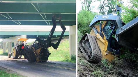 skid steer accidents and deaths involving loads|skid steer fails.